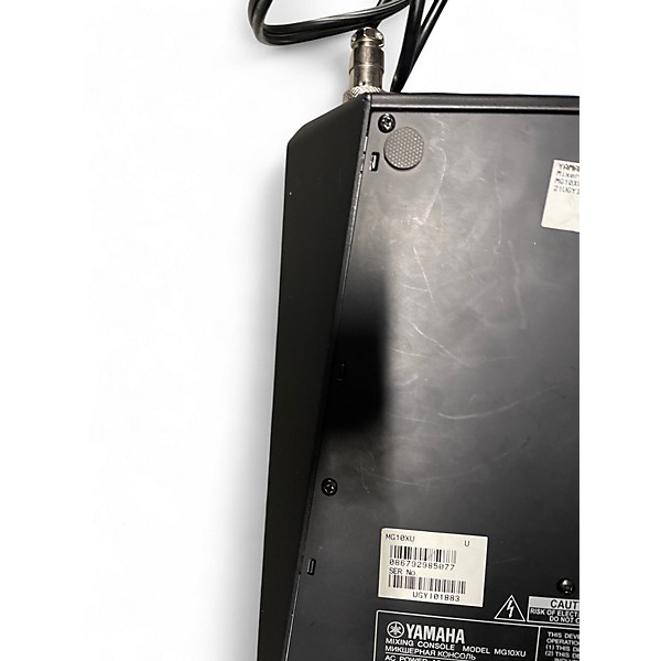 Used Yamaha MG10XU 10 Channel Mixer with Effects Unpowered Mixer