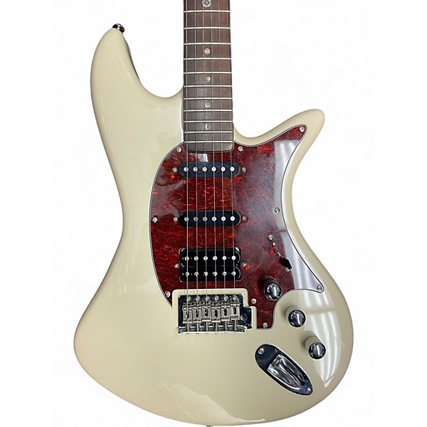 Used Hell Guitars Zero Dot White Solid Body Electric Guitar