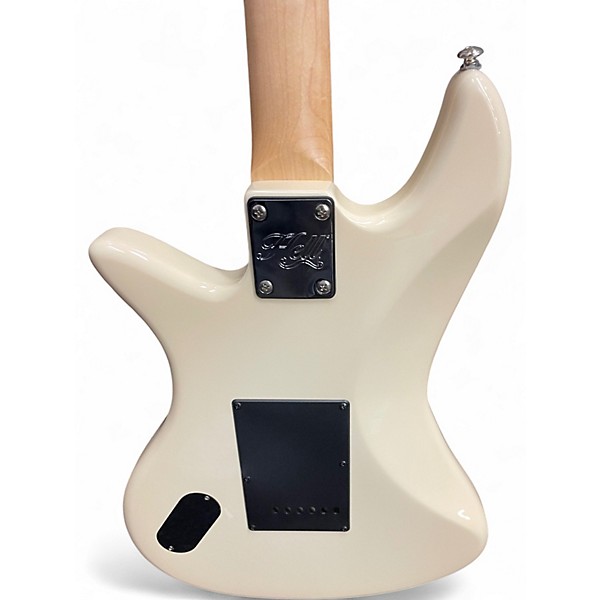 Used Hell Guitars Zero Dot White Solid Body Electric Guitar