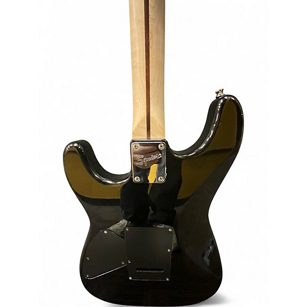 Used Squier Standard Stratocaster Fender/HP "Hendrix"  Black Solid Body Electric Guitar