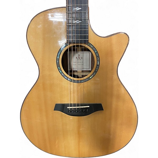 Used Ami GECE-3 Natural Acoustic Electric Guitar