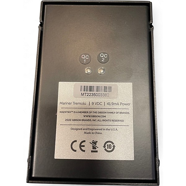 Used Maestro MARINER TREMOLO Effect Pedal