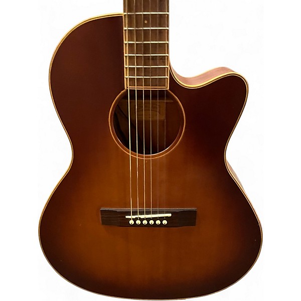 Used Morgan Monroe NIV-EC-01 Natural Acoustic Electric Guitar