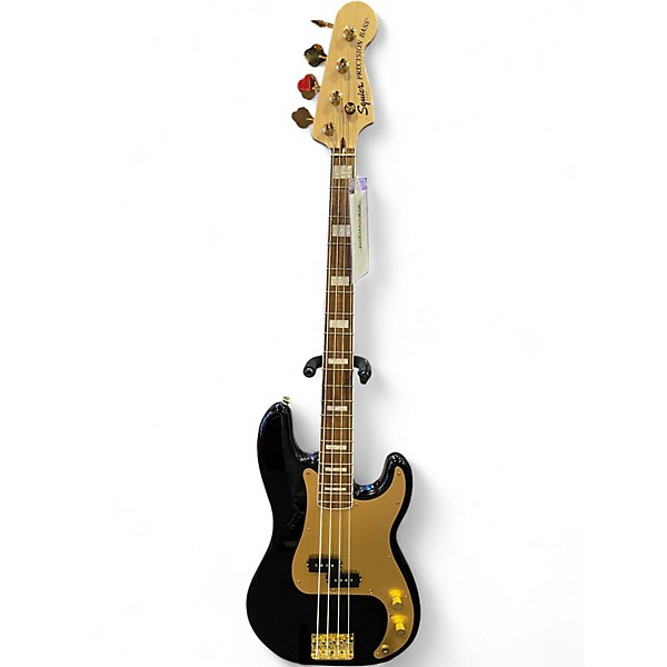 Used Squier 40th Anniversary P-Bass Black Electric Bass