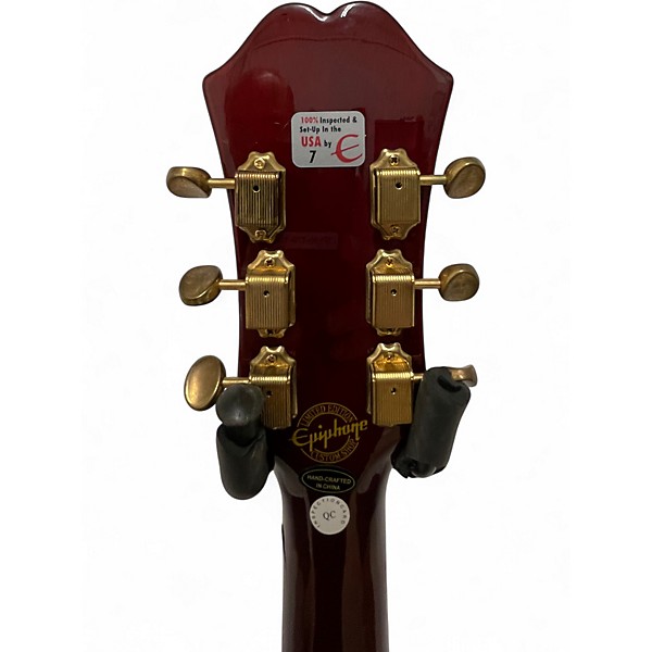 Used Epiphone Riviera P93 Wine Red Hollow Body Electric Guitar