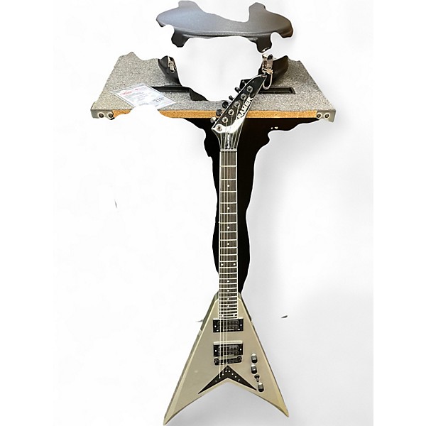 Used Kramer DAVE MUSTAINE SILVER Solid Body Electric Guitar