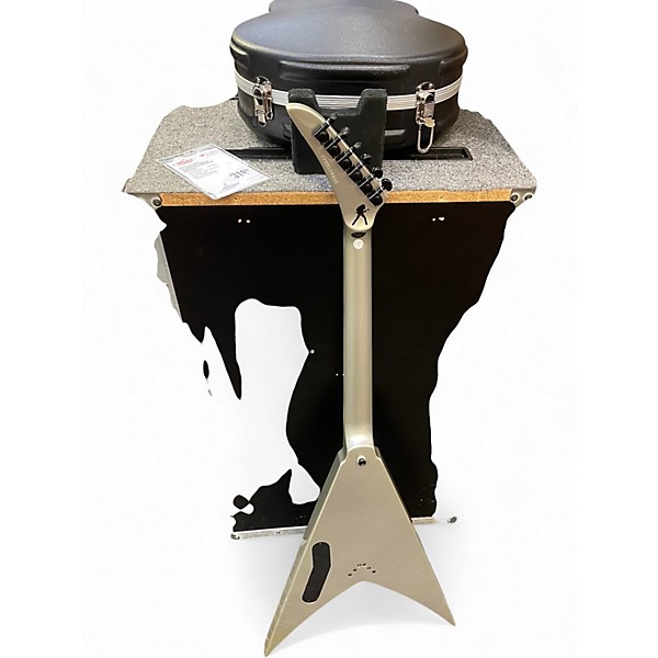 Used Kramer DAVE MUSTAINE SILVER Solid Body Electric Guitar