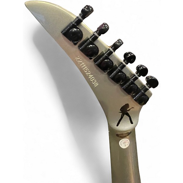 Used Kramer DAVE MUSTAINE SILVER Solid Body Electric Guitar