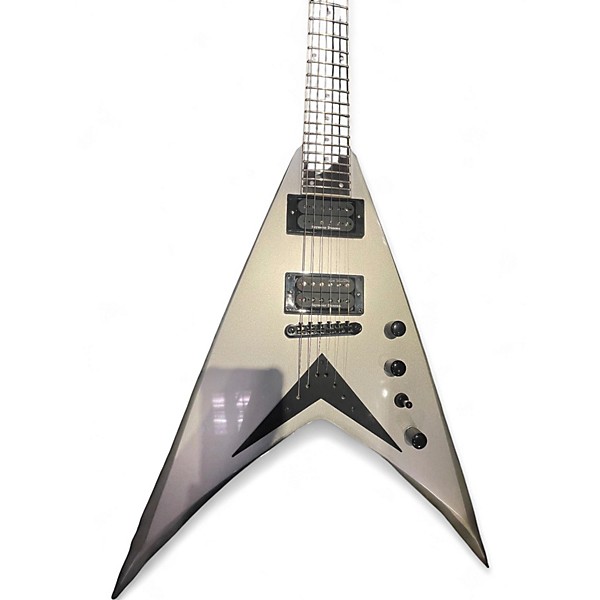 Used Kramer DAVE MUSTAINE SILVER Solid Body Electric Guitar