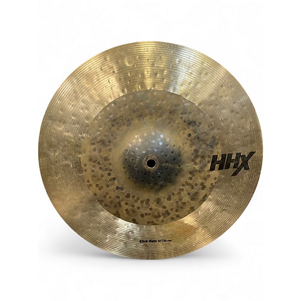 Used SABIAN 14in CLICK HATS 14IN Cymbal