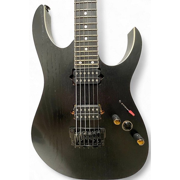 Used Ibanez RGR652AHBF Black Solid Body Electric Guitar