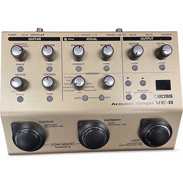 Used BOSS VE8 Acoustic Singer Effect Processor | Guitar Center