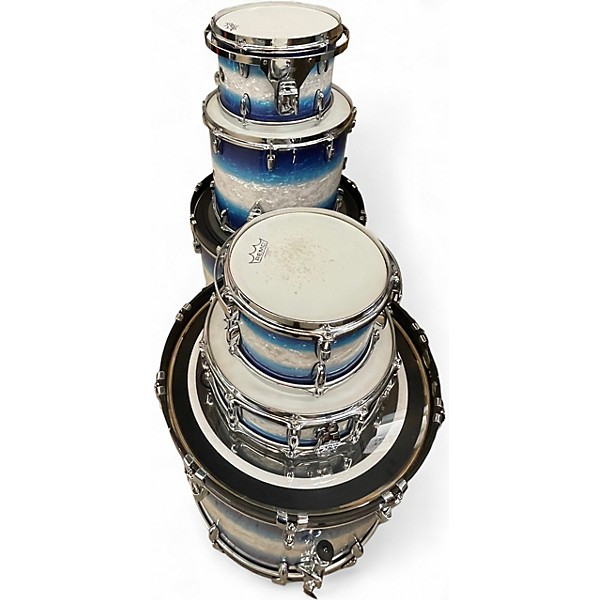 Used Gretsch Drums 6 Piece Brooklyn Series Blue Burst Drum Kit