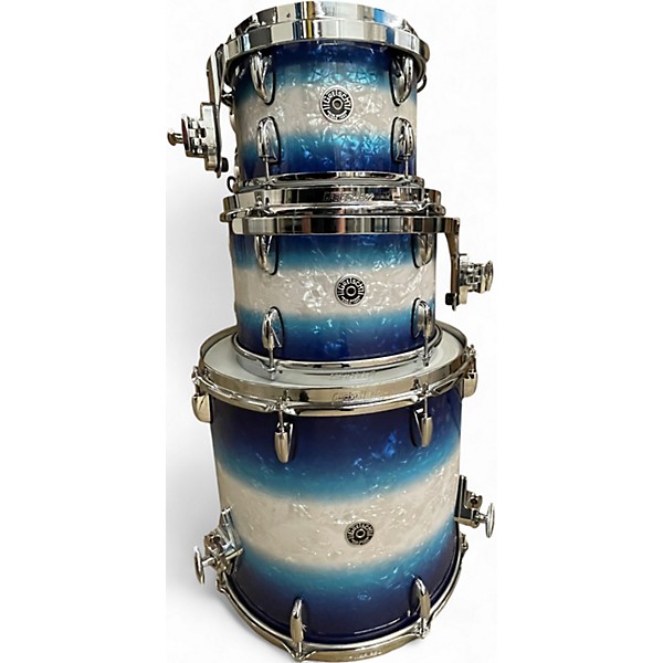 Used Gretsch Drums 6 Piece Brooklyn Series Blue Burst Drum Kit