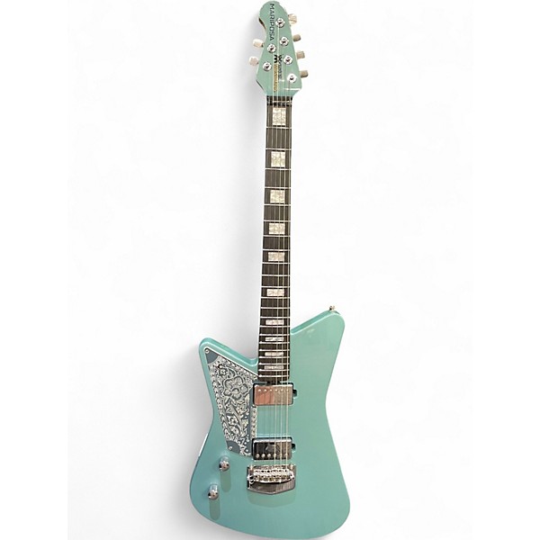 Used Ernie Ball Music Man Mariposa Dorado Green Electric Guitar