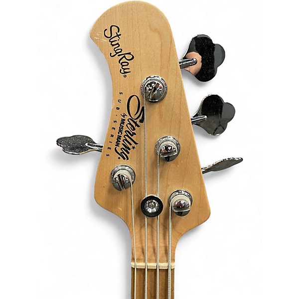 Used Sterling by Music Man Ray4 2 Tone Sunburst Electric Bass Guitar