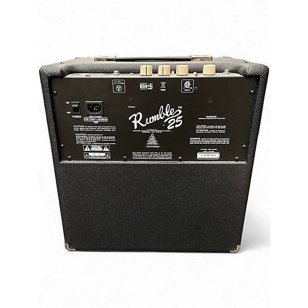 Used Fender Rumble 25 25W 1x8 Bass Combo Amp