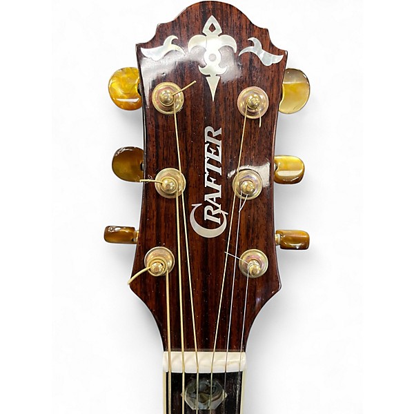 Used Crafter Guitars GAE36 Natural Acoustic Electric Guitar
