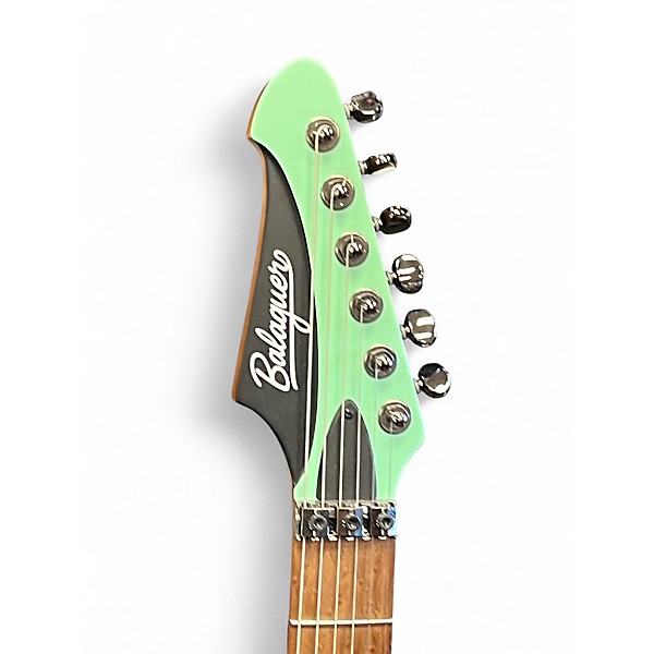 Used 2024 Balaguer Select Custom Hyperion Surf Green Solid Body Electric Guitar