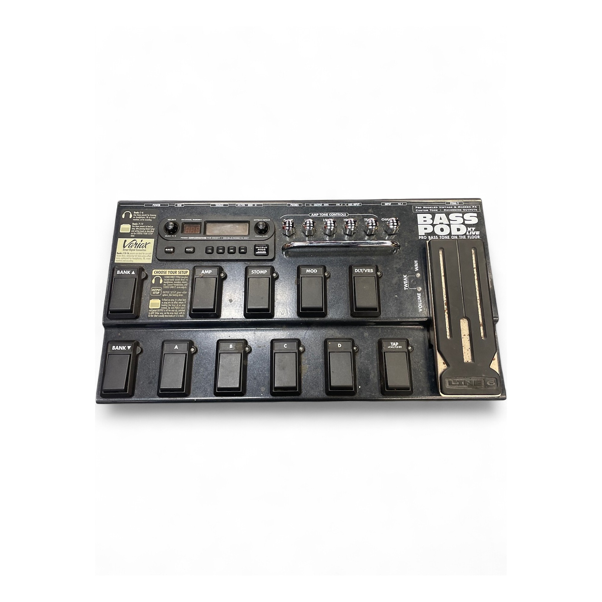 ベース LINE6 BASS POD XT LIVE AMP SIMLATOR ベース LINE6 BASS POD XT LIVE AMP SIMLATOR