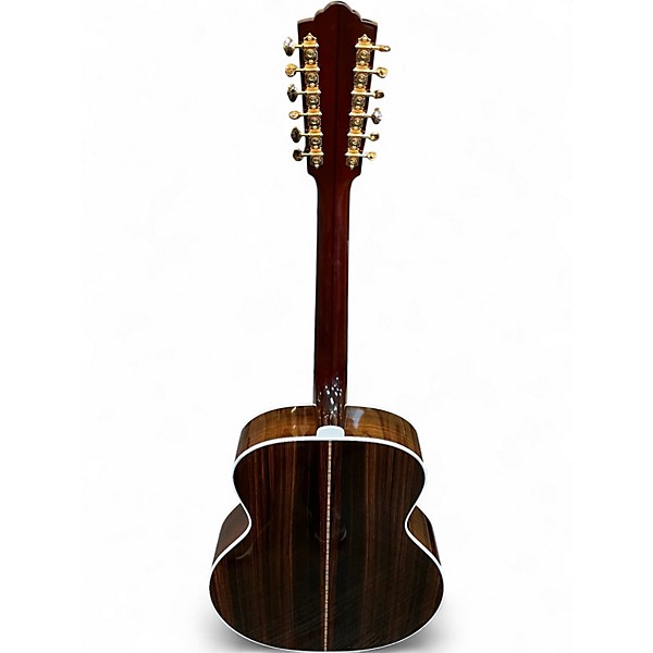 Used Guild F512 NATURAL 12 String Acoustic Electric Guitar
