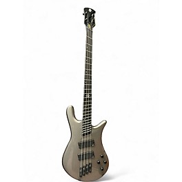 Used Spector NS DIMENSION HP4 Metallic Gray Electric Bass Guitar