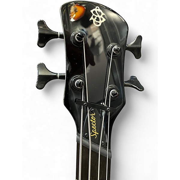Used Spector NS DIMENSION HP4 Metallic Gray Electric Bass Guitar