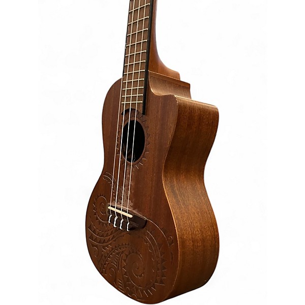 Used Luna Uke TEC MAH Mahogany Ukulele