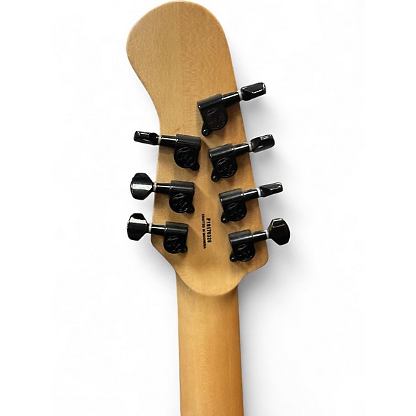 Used Michael Kelly 507-7 7-STRING SATIN BLACK BURL Solid Body Electric Guitar