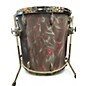 Used Gretsch Drums 3 Piece USA Custom Black Satin Flame Drum Kit