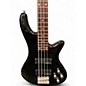 Used Schecter Guitar Research DIAMOND SERIES STILETTO DELUXE 4 Black Electric Bass Guitar