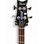 Used Schecter Guitar Research DIAMOND SERIES STILETTO DELUXE 4 Black Electric Bass Guitar