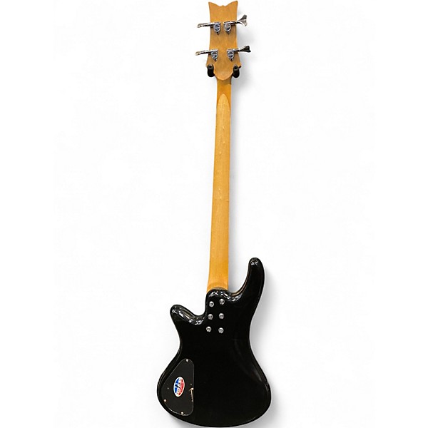 Used Schecter Guitar Research DIAMOND SERIES STILETTO DELUXE 4 Black Electric Bass Guitar