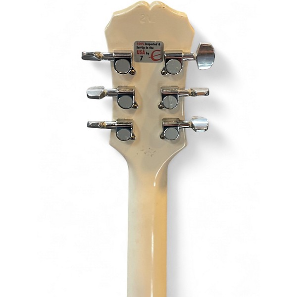 Used Epiphone Les Paul 100 Bolt On WHITE Solid Body Electric