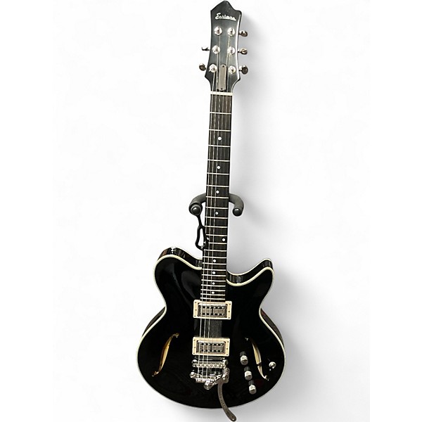 Used Eastman ROMEO NYC Black Hollow Body Electric Guitar