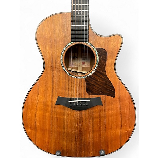Used Taylor 724CE KOA GRAND AUDITORIUM Natural Acoustic Electric Guitar