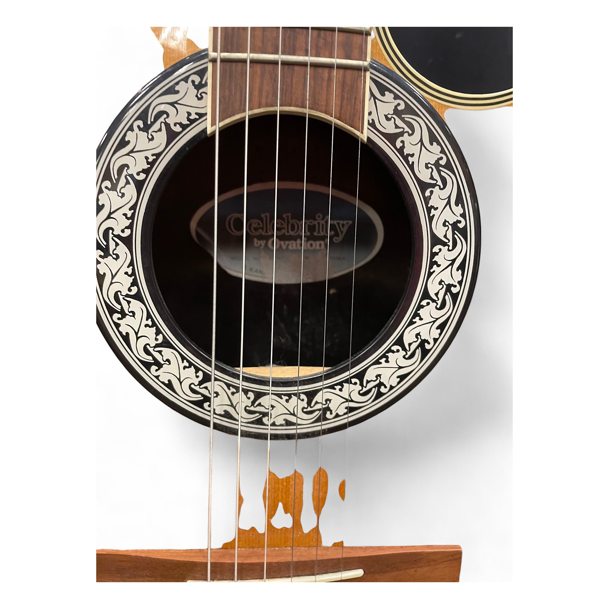 Used Ovation CC057 CELEBRITY 1980'S Natural Acoustic