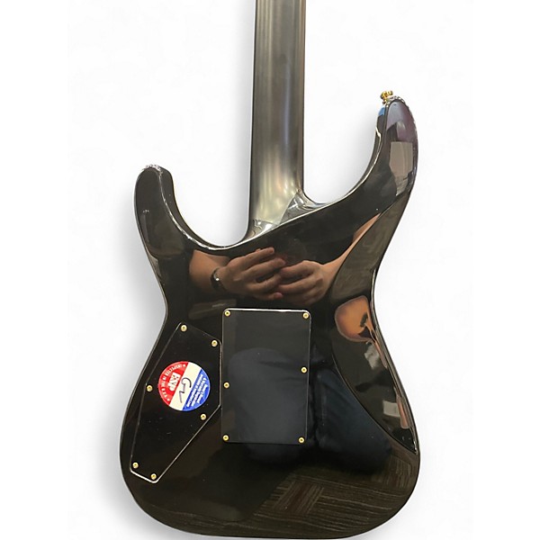 Used ESP E-II M-2 Quilted Maple Black Burst Solid Body Electric Guitar