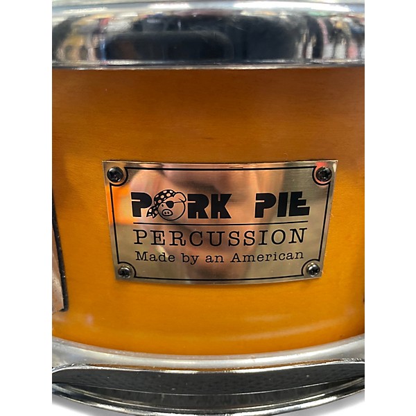 Vintage 1998 Pork Pie 13X5 MAPLE Trans Orange Drum