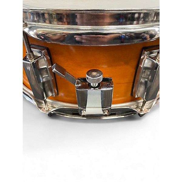 Vintage 1998 Pork Pie 13X5 MAPLE Trans Orange Drum
