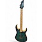 Used Ibanez MADE IN JAPAN PRESTIGE RG652AHMFX NEBULA GREEN BURST Solid Body Electric Guitar thumbnail