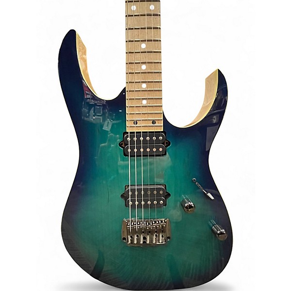 Used Ibanez MADE IN JAPAN PRESTIGE RG652AHMFX NEBULA GREEN