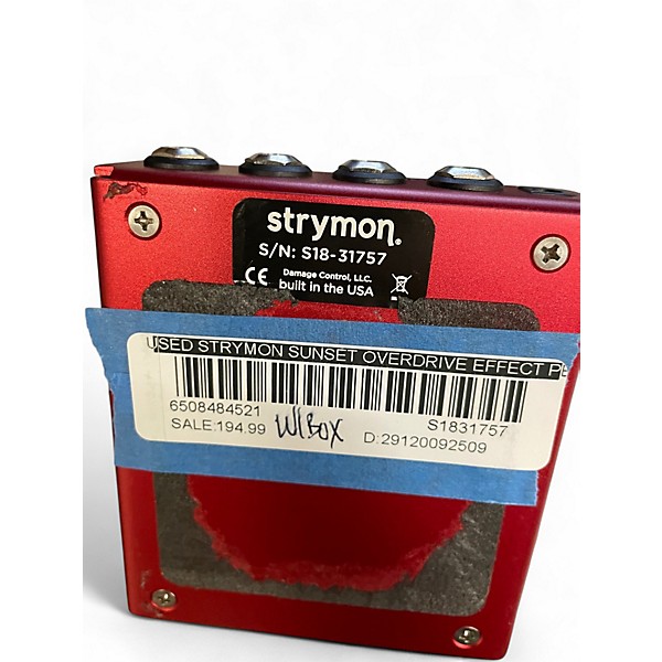 Used Strymon Sunset Overdrive Effect Pedal