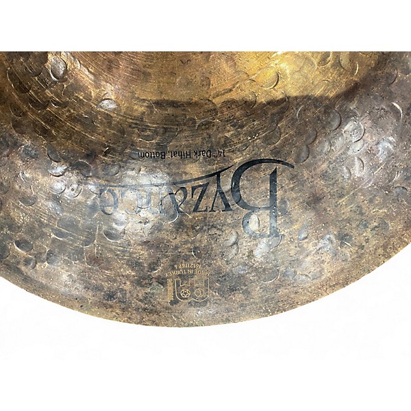 Used MEINL 14in Byzance Dark Hi Hat Pair Cymbal