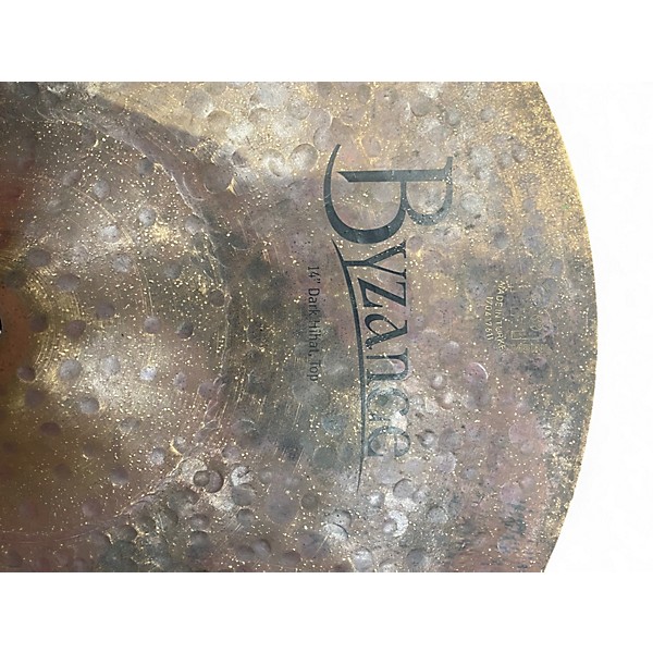Used MEINL 14in Byzance Dark Hi Hat Pair Cymbal