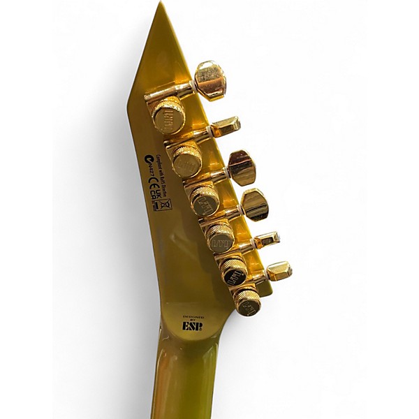 Used ESP KHV Gold Solid Gold Solid Body Electric Guitar