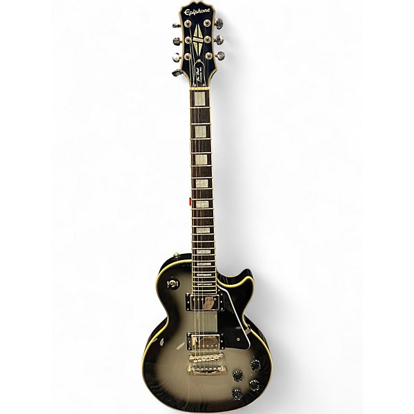 Used Epiphone Les Paul Custom Pro Silverburst Solid Body