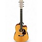 Used Martin DCPA4 Natural Acoustic Electric Guitar thumbnail