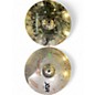 Used SABIAN 14in XSR HI HAT PAIR Cymbal thumbnail