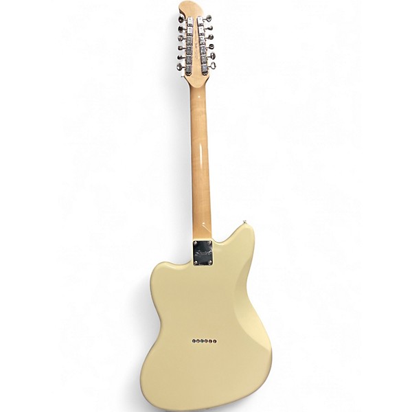 Used Squier PARANORMAL JAZZMASTER 7 12 STRING White Solid Body Electric Guitar